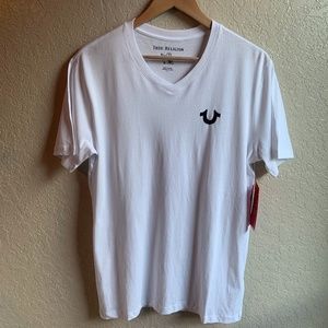 True Religion Men's Small V-Neck T-Shirt